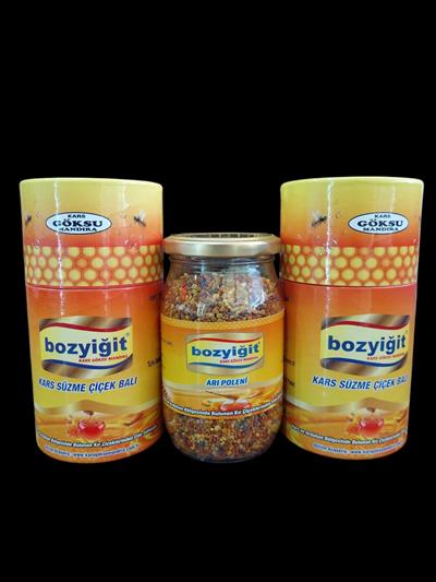 BOZYİĞİT KARS  DOĞAL ARI POLENİ 200 GR CAM ŞİŞE