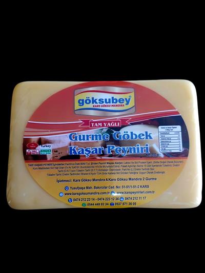 GÖKSUBEY GURME BLOK GÖBEK  KAŞAR 500 GR VAKUMLU