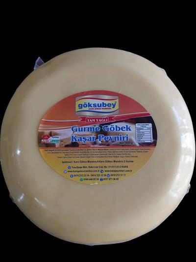 GÖKSUBEY GURME GÖBEK KAŞAR 1 KG VAKUMLU