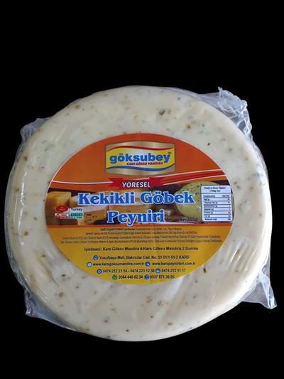 GÖKSUBEY GURME KEKİKLİ GÖBEK KAŞAR 500 gr VAKUMLU