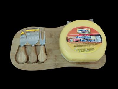 GÖKSUBEY GURME GÖBEK TEKER KAŞAR 1 KG VAKUMLU
