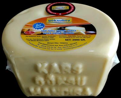 GÖKSUBEY GURME GÖBEK TEKER KAŞAR 2 KG VAKUMLU
